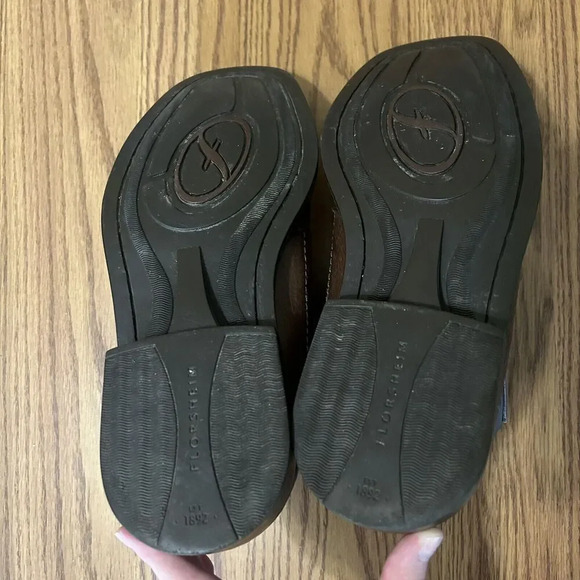 Florsheim Men's Size 9.5 #18537 Brown Leather Sheepskin Slip On Ankle Boot - Picture 8 of 8